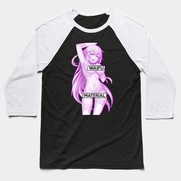 Aesthetic Japanese Girl 24 v2 Baseball T-Shirt by MisterNightmare